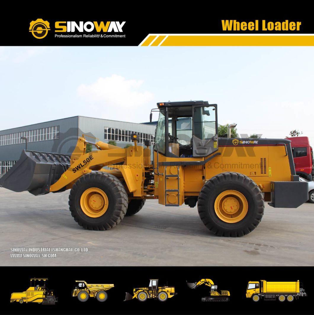New Wheel Shovel Loader 5 Ton Hydraulic Shovel Wheel Loader