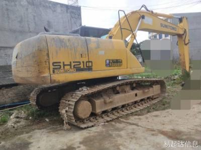 Used Mini Medium Backhoe Excavator Sumitomo Sh210-5 Construction Machine Second-Hand