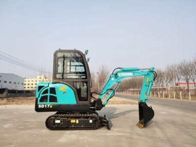 Cheap Price Chinese Mini Excavator Small Digger Crawler Excavator 1ton 2 Ton New Bagger for Sale
