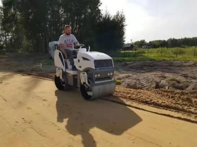 Factory Price 1 Ton 1.5 Ton 2 Ton Tandem Mini Road Roller Compactor for Asphalt Road