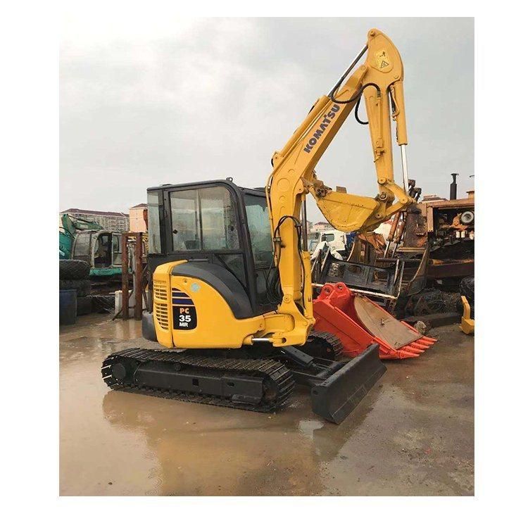 3 Ton Crawler Track Japan Excavators PC35 Used PC55 PC60 PC75 Excavadora Usada Excavatrice Pelle Producto Used Mini Small Excavator Sale Price Machinery