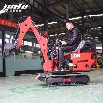 New Design China Portable Mini Digger 0.8 Ton Mini Excavator Micro Digger 1 Ton Small Bagger for Sale