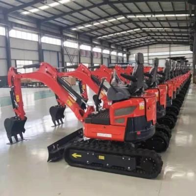 Factory Production of Multi-Functional Hydraulic Crawler Mini-Excavator