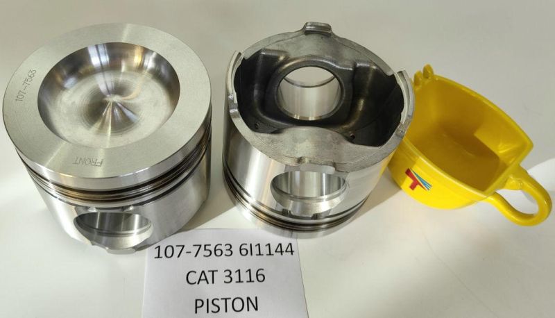 High-Performance Diesel Engine Engineering Machinery Parts Piston 107-7563 for Excavator Parts M318 M220 Engine Parts Cat3116 Generator Set