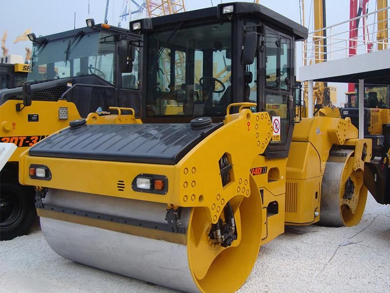 Shantui 10ton Mini Double Drun Vibratory Road Roller Srd10