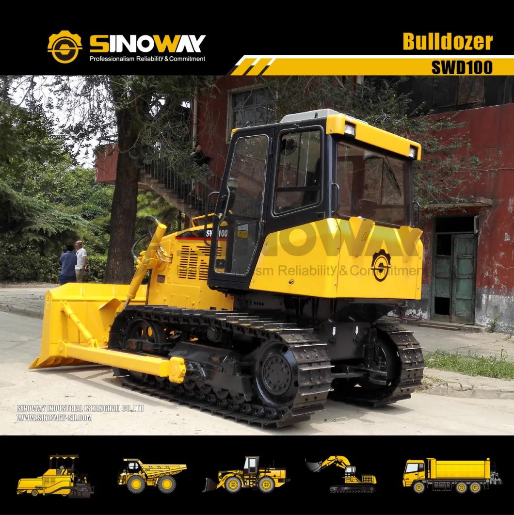 Hot Sale 100HP Bulldozer Sinoway Small Bulldozer for Farmland