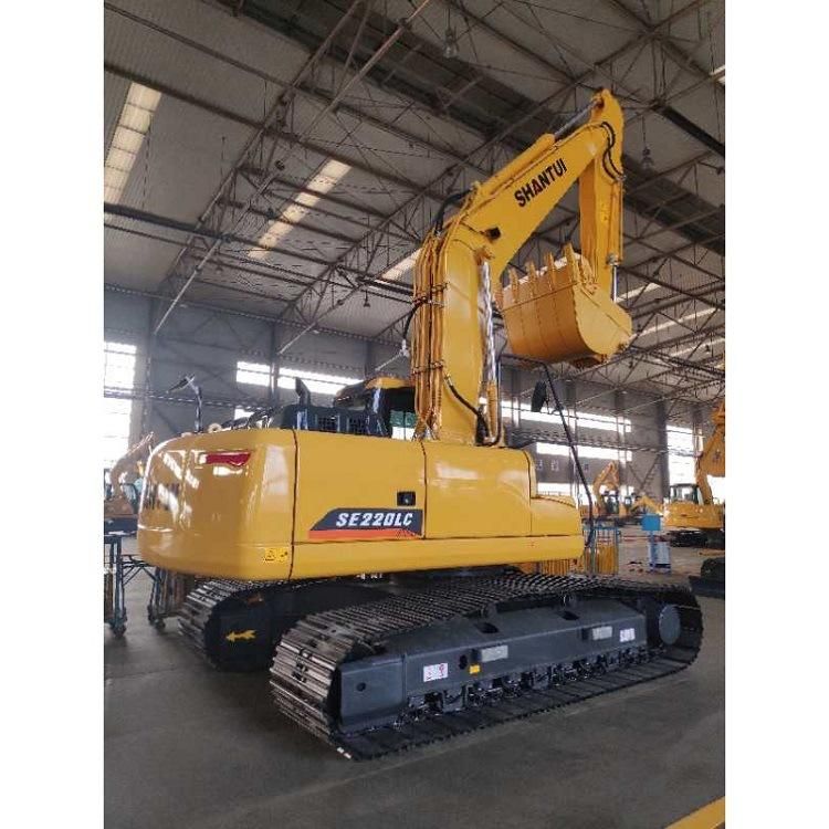Excavating Machine Shantui Se220LC 22 Ton Crawler Excavator with Long Arm