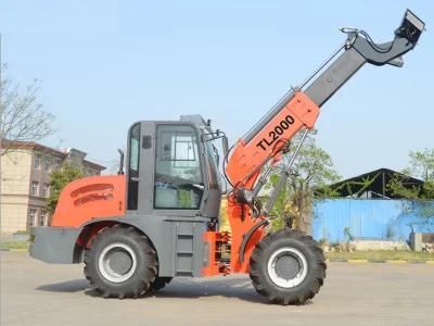 Small Telescopic Boom Front Wheel Loader with Euro 5 Engine