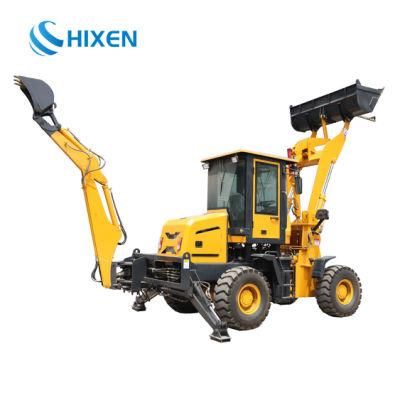 Mini 3.5 Ton Backhoe Excavator Wheel Loaders with EPA Approved