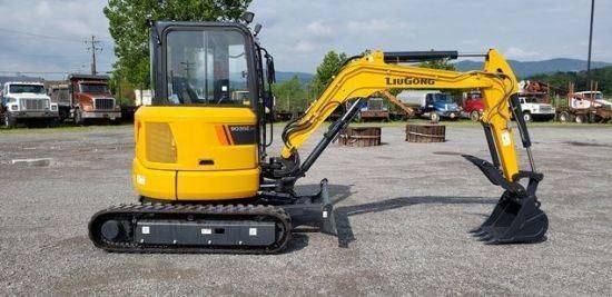 Liugong Clg9045e 4 Tons Mini Excavator with 0.12cbm Bucket