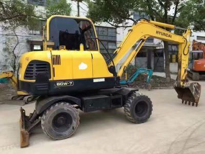Used Hydraulic Excavator Hyundai R60W-7 Excavator Low Price High Quality