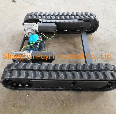 Electronic Moving Chassis Rubber Track Crawler System 700kgs