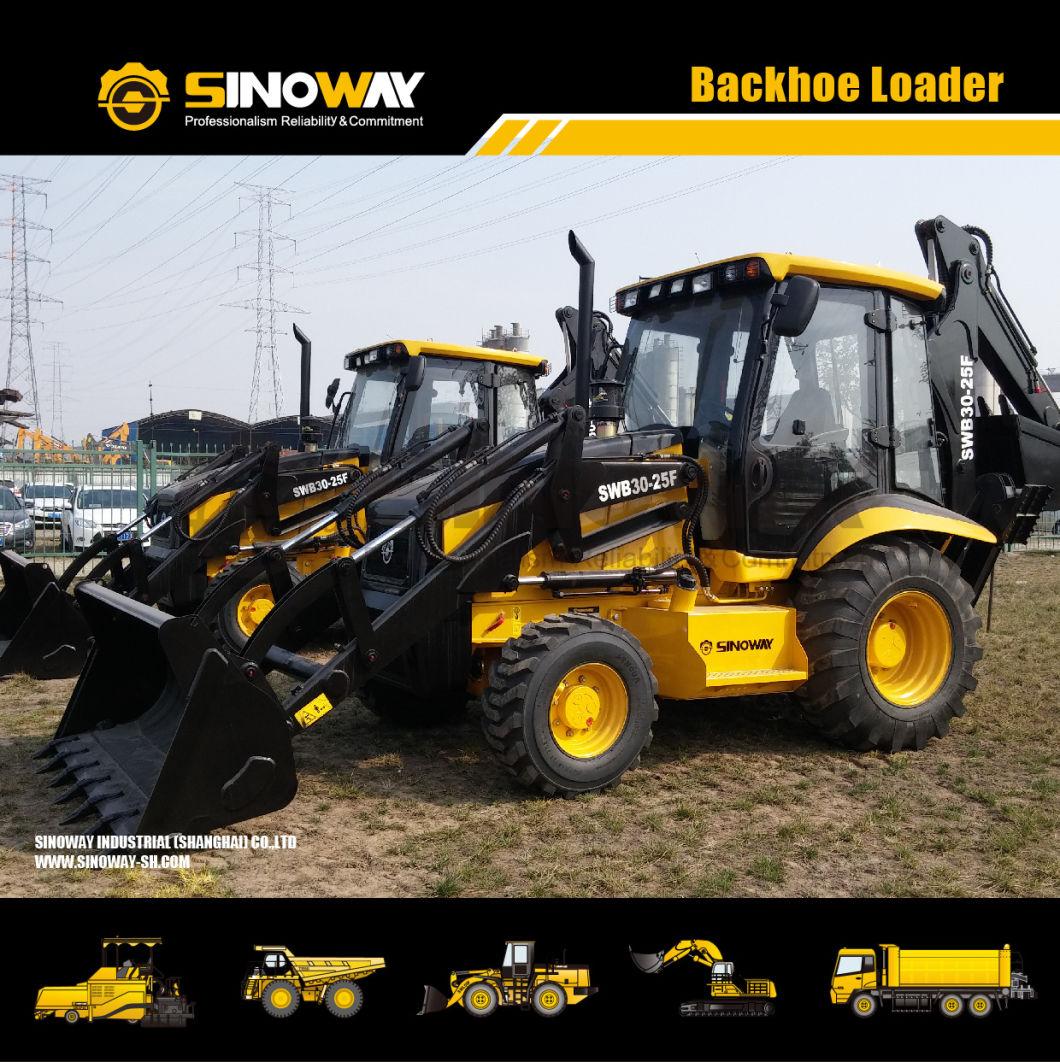 New Backhoe Loaders Sinoway Mini Front Loader Backhoe for Sale