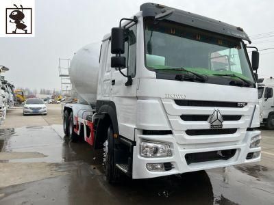 Good Condition Second Hand 12 Cubic Meters Concrete Mixer Transit Truck HOWO 6X4 with Pump Sale
