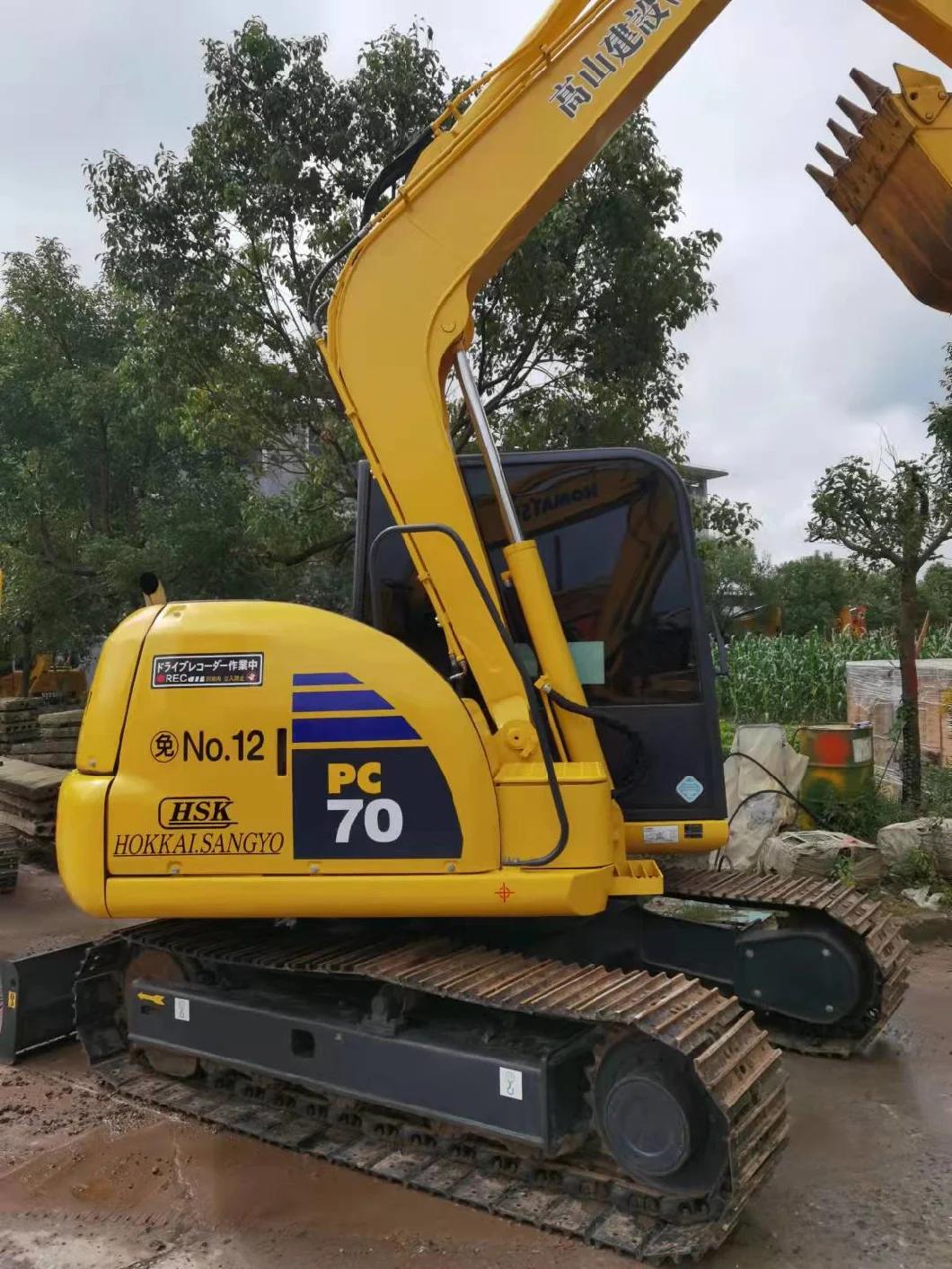 7 Ton Crawler Track Japan Excavators PC70 Used PC35 PC55 PC60 PC78 Excavadora Usada Excavatrice Pelle Producto Used Mini Small Excavator Sale Price