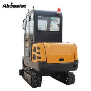 Top Sale 2.5Ton Front Digger Small Bagger Mini Excavator For Sale