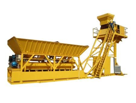 China Manufacturer Mobile Concrete Batching Plant Production Line