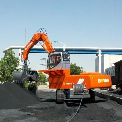 China Bonny Wzys48-8c 48 Ton Dual Power Hydraulic Material Handler for Bulk Material