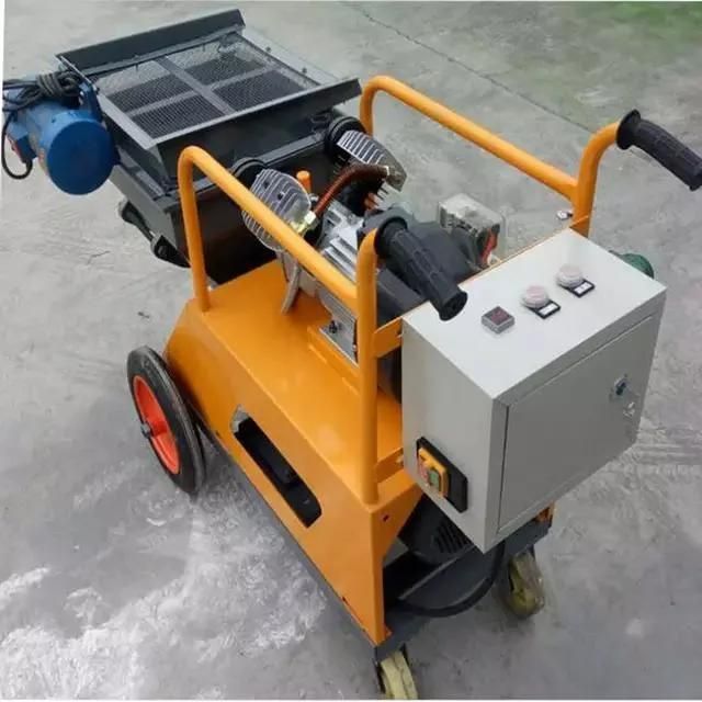 Chinese Higher Efficiency Cement Plastering Mortar Spray Machine with Electrical Motor for Sale