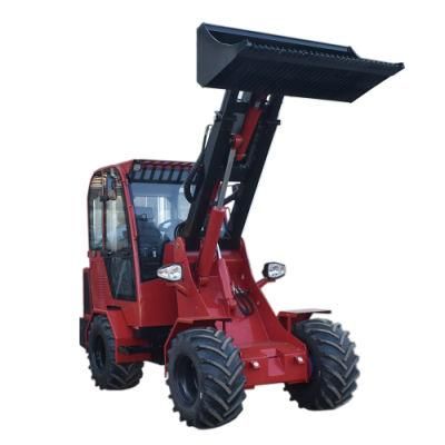 China Factory Direct Sale Farm Machinery 1 Ton Small Mini Radlader/ Payloader/ Shovel Wheel Loader with CE Approved