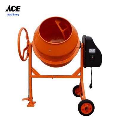 Eectric Portable Wheelbarrow-Style Mini Concrete Mixer Machine