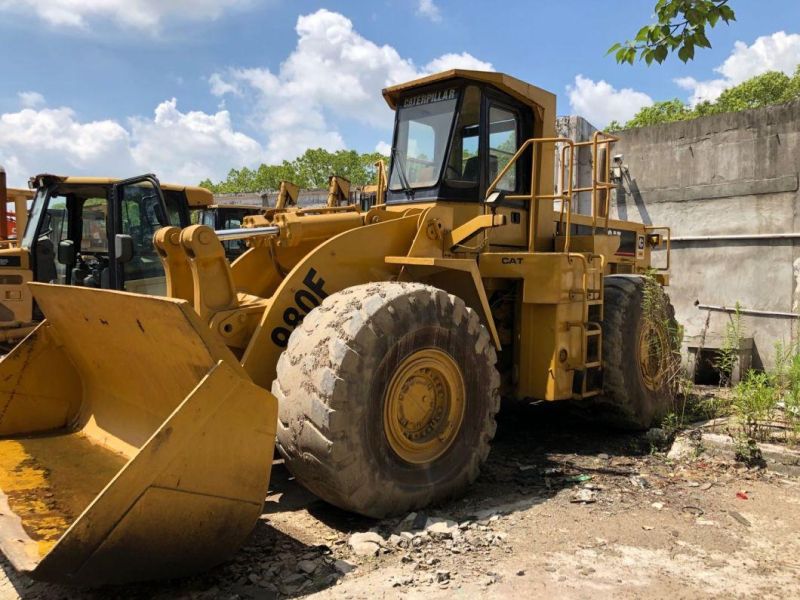 Used Ming Work Machine Earth Moving Construction Equipment Good Condition 8 Ton Secondhand Caterpillar Wheel Loader 9808 980c 980h 980g 980f Mini Loader