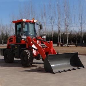1.6ton Front Hydraulic Wheel Loader with Snow Implements