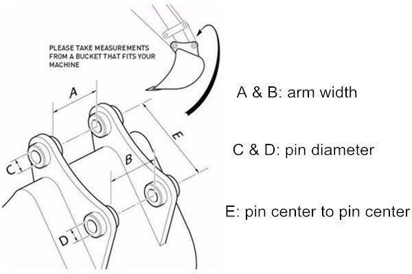 Thumb for Excavator Bucket Excavator Bucket PC250 Komatsu