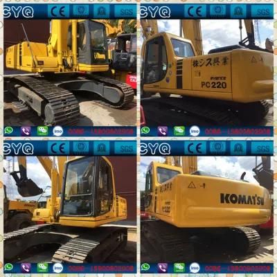 Used Komatsu Excavator PC220-6 with Excellet Condition