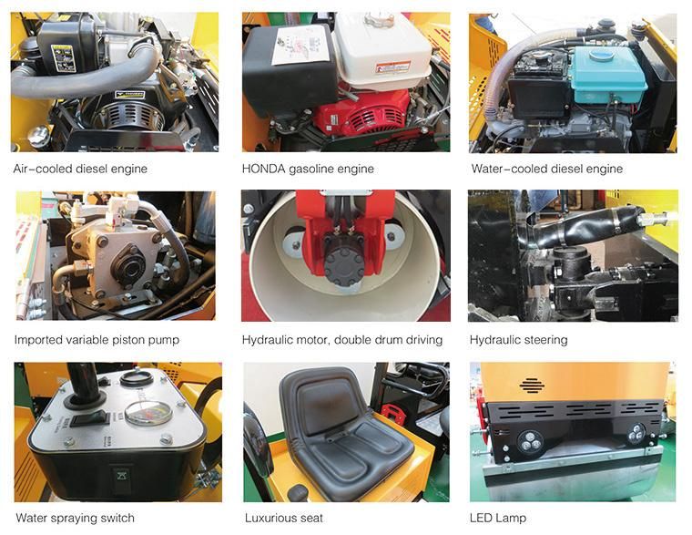 Hydraulic 1 Ton Vibratory Road Roller Manufacturer