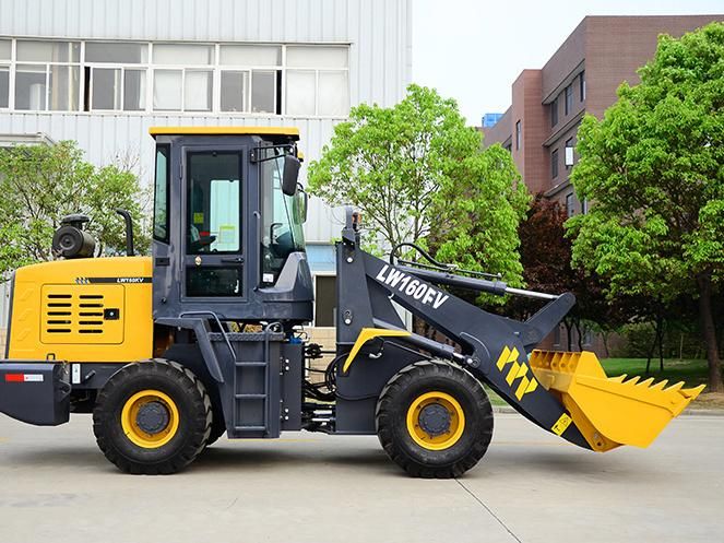 New Official 1.1ton Lw156fv Chinese Mini Front Loader Wheel Loader