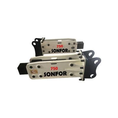 Construction Machinery Excavator Attachments 16-21ton Top/Open Hydraulic Breaker
