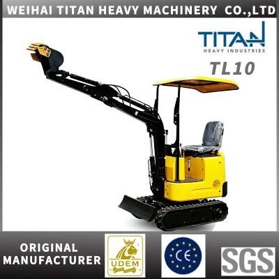 High Quality 1.0ton Mini Crawer Excavator with Koop Engine