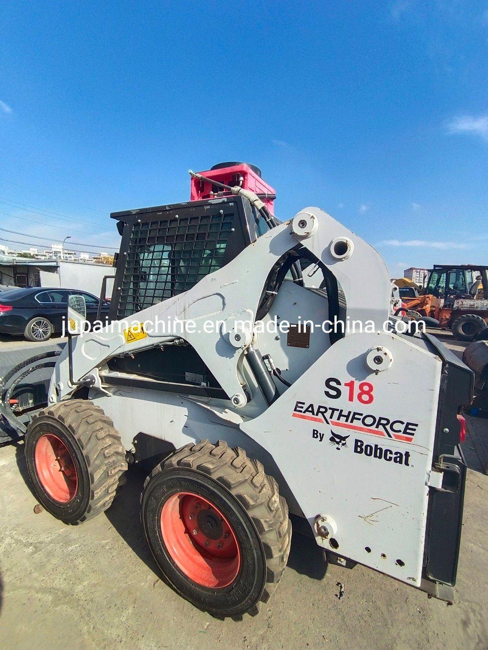 Second-Hand Good Engineering Construction Machinery Wheel Loader Skid Steer Loader S18 Sliding Loader