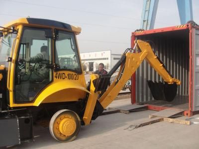 2019 China 2.5t Backhoe Loader-4X4-Extendahoe-Enclosed Cab