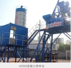 Hot Sale Hzs25 Concrete Batching Plant Stationary Type 25t/H