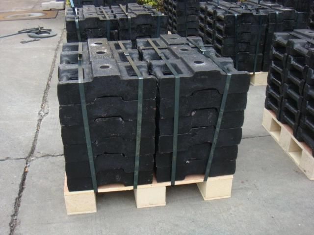 Suspended Platform Iron Cement Counter Weight