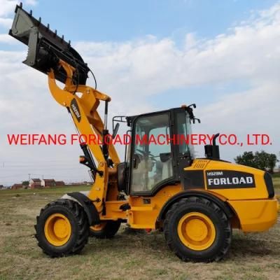 H928m Mini Loader with Quick Hitch, Forload Mini Wheel Loader and H928m Small Front End Wheel Loader