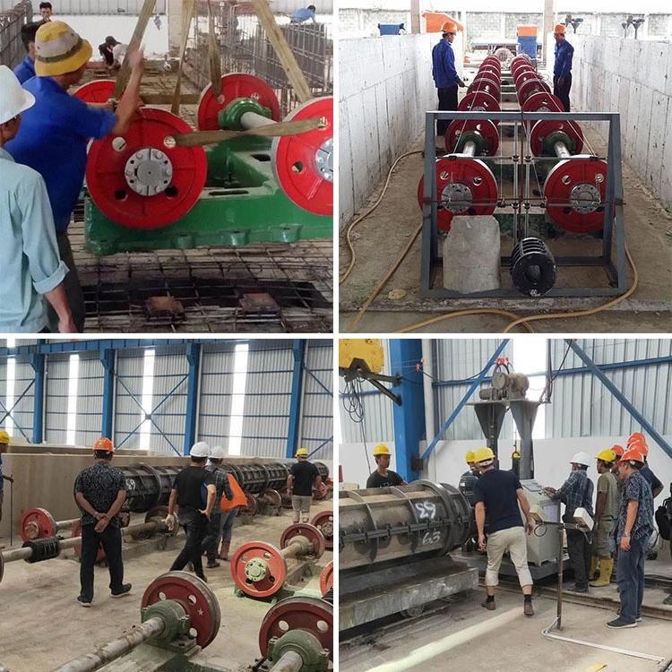 48m Pile/ Hour ISO9001: 2000 Approved Spun Mould Electric Pole Plant