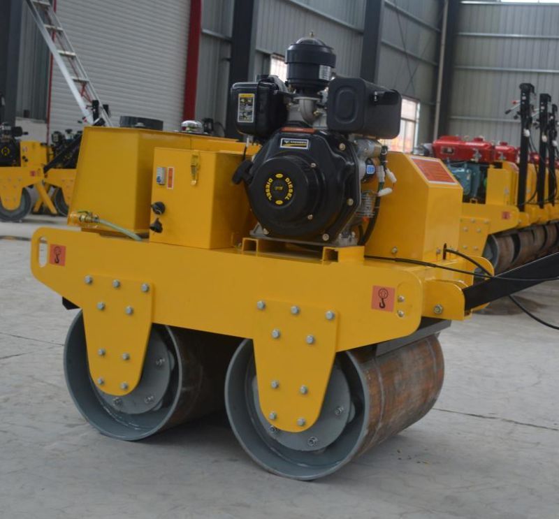 Small Road Roller Double Drum Compactor
