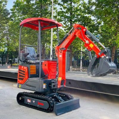 Cheap Price Chinese Diesel Mini 1 Ton 2 Ton Small Digger Crawler New Excavator for Sale
