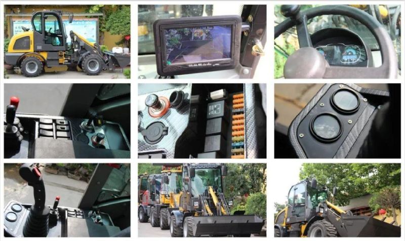 Wolf Four-Wheel-Drive 1.6 Tons Wheel Loader Telescopic Hoflader/Telescopic Radlader/Telescopic Wheel Loader