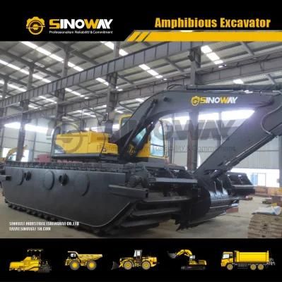 Sinoway Amphibious Excavator Undercarriage Pontoons