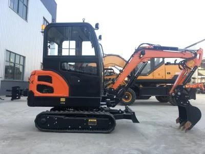 2021 Best 2ton Hydraulic Excavator Mini Excavator with CE/ISO/EPA Certification 0.04cbm Capacity Bucket