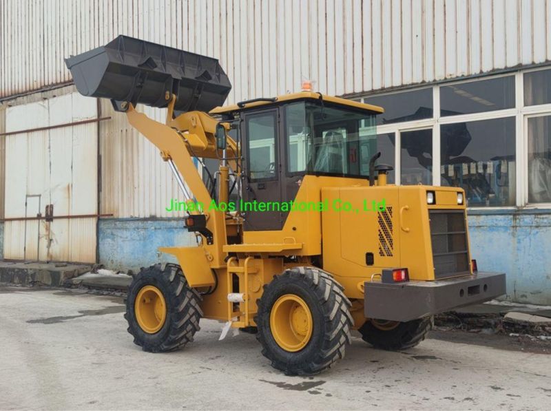 2022 2ton Mini Front End Loading Machine Wheel Loader for Construction