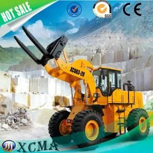 20 Ton Block Handler Forklift Loader Machine Stone Quarry Mining Block Lifting Machine