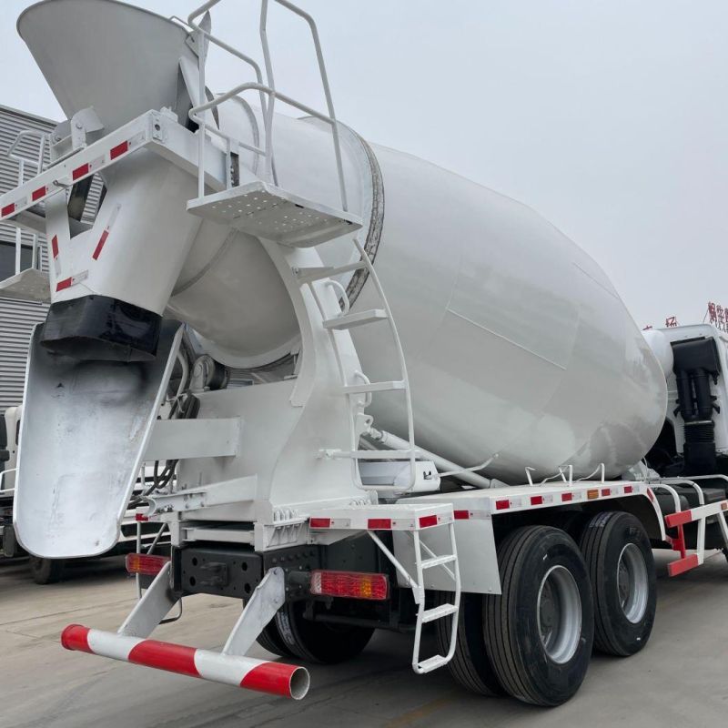 Sinotruk HOWO 371HP 12m3 Self Loading Concrete Mixer Truck for Sale
