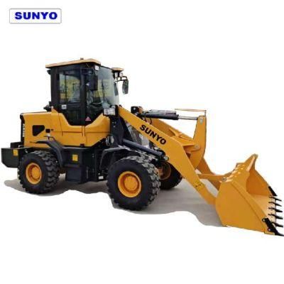 Chinese Sunyo Brand Wheel Loader Zl932g Model Mini Loader Quality Construction Equipment as Backhoe Loaders.