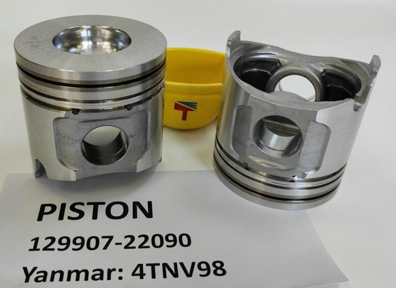 High-Performance Diesel Engine Engineering Machinery Parts Piston Ym129907-22090 for Engine Parts 4tnv98 4tnv88 Generator Set