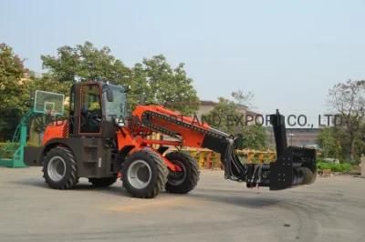 China Telehandler Telescopic Boom Wheel Loader Forklift Truck for Sale